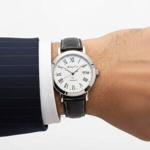 NWT Authentic Mathey-Tissot City Automatic White Dial Men's Watch